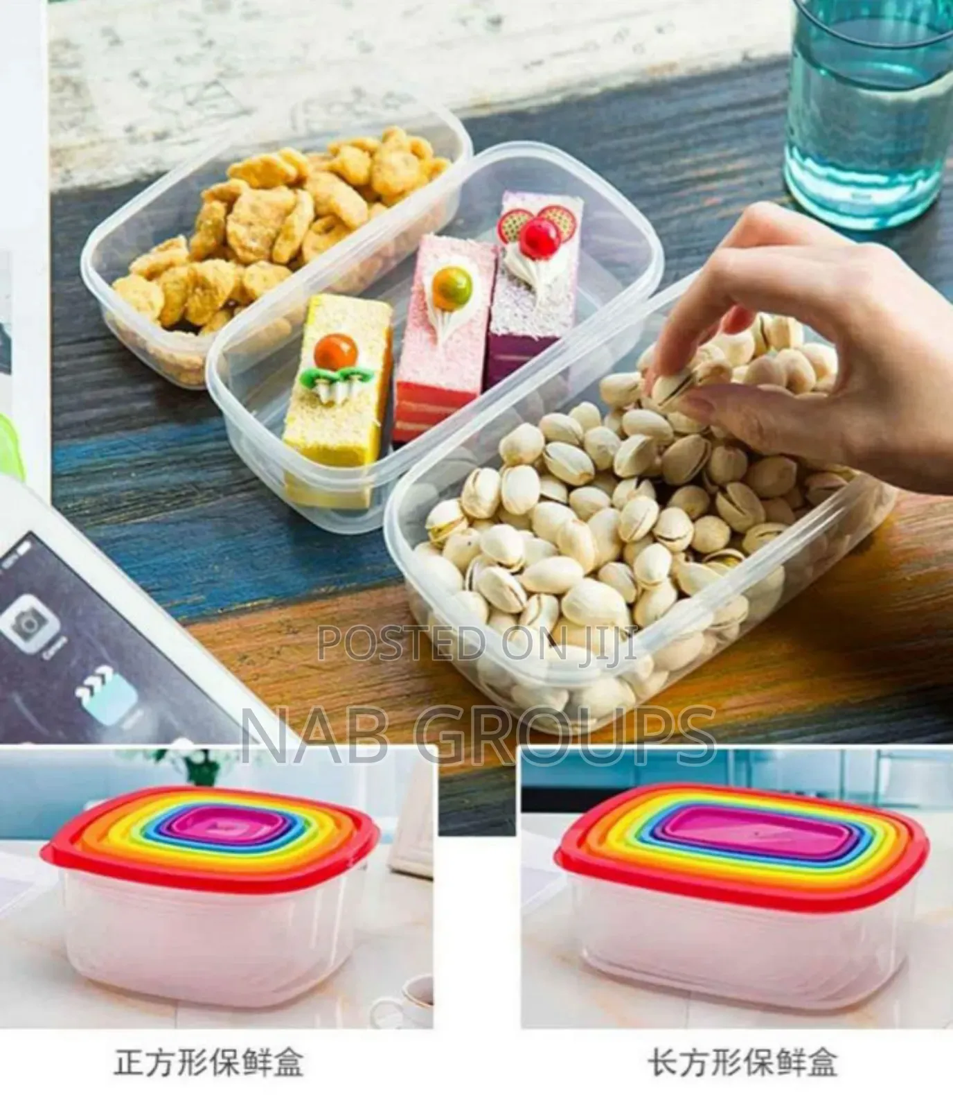 7pcs Storage Containers