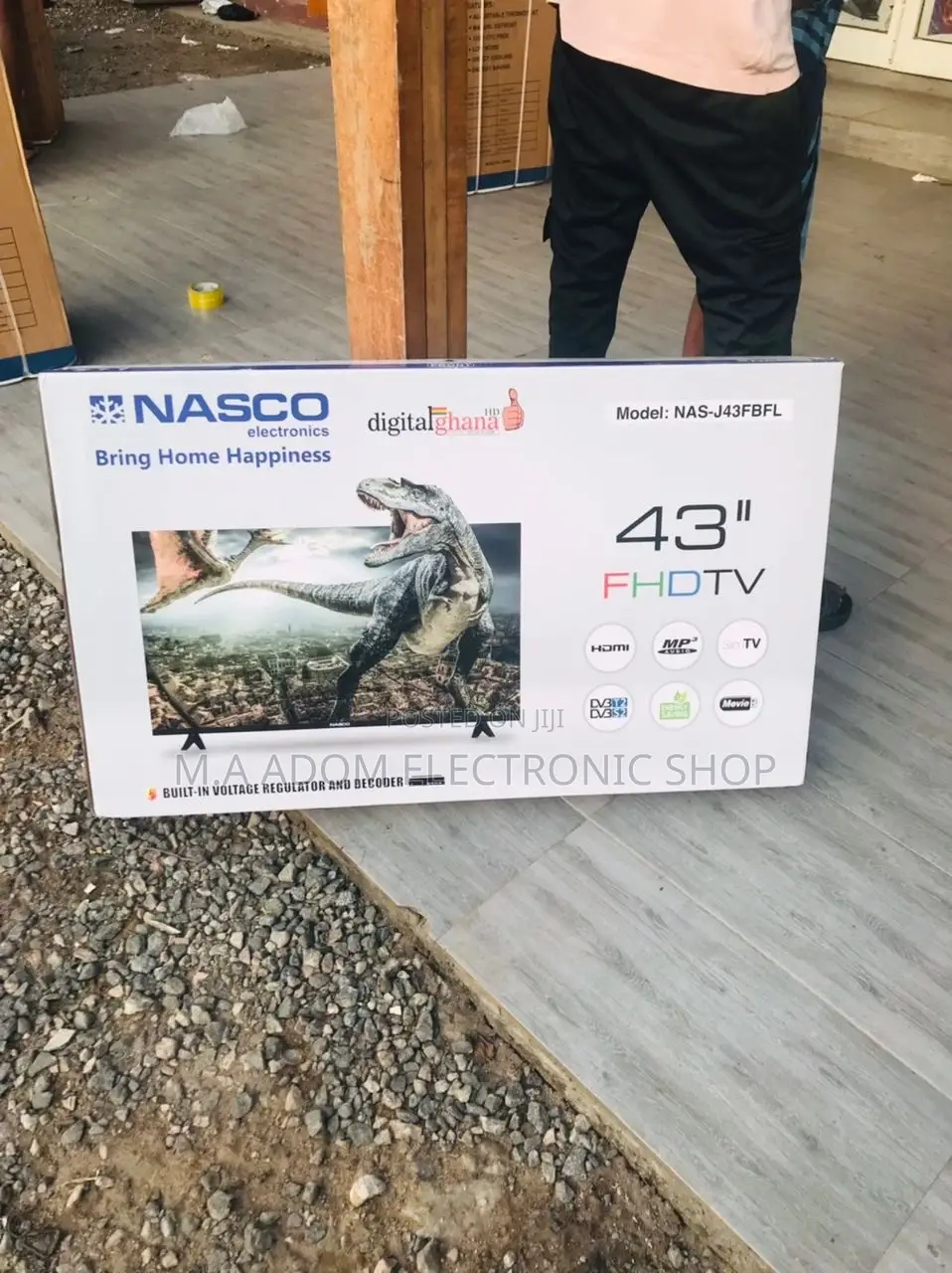 Stunning Visuals Meet Affordability With Nasco 43-Inch HD TV