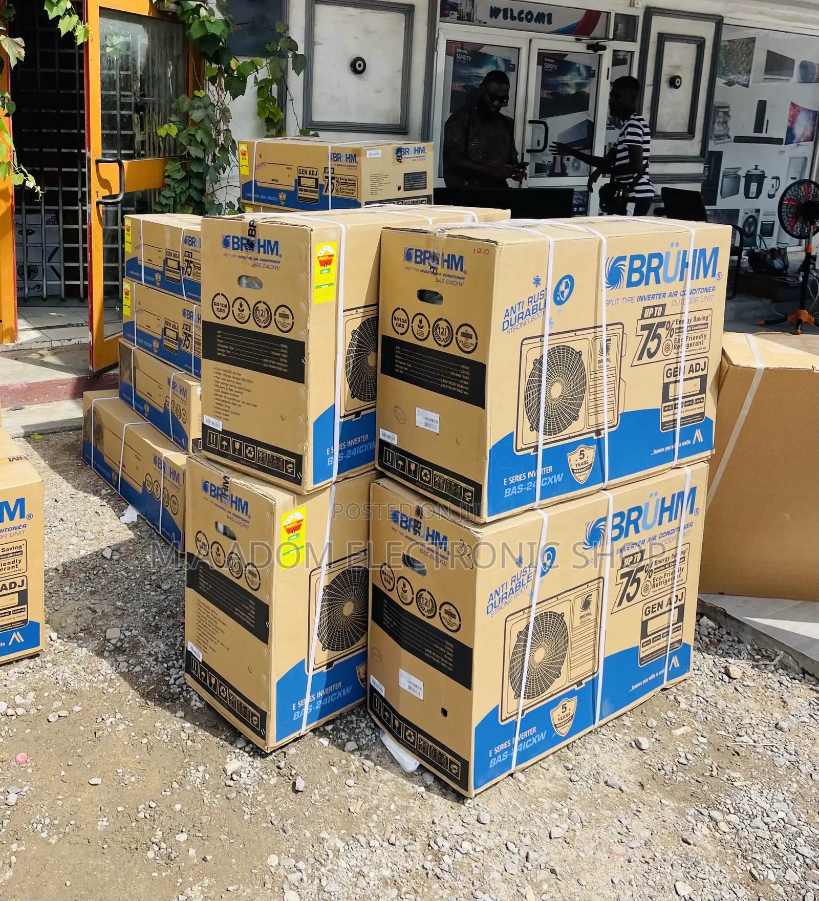 Fast Chilling Bruhm 1.5hp Smart Inverter Air Conditioner.