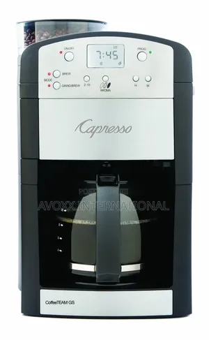 Capresso 464 10-Cup Digital Coffeemaker W/ Burr Grinder