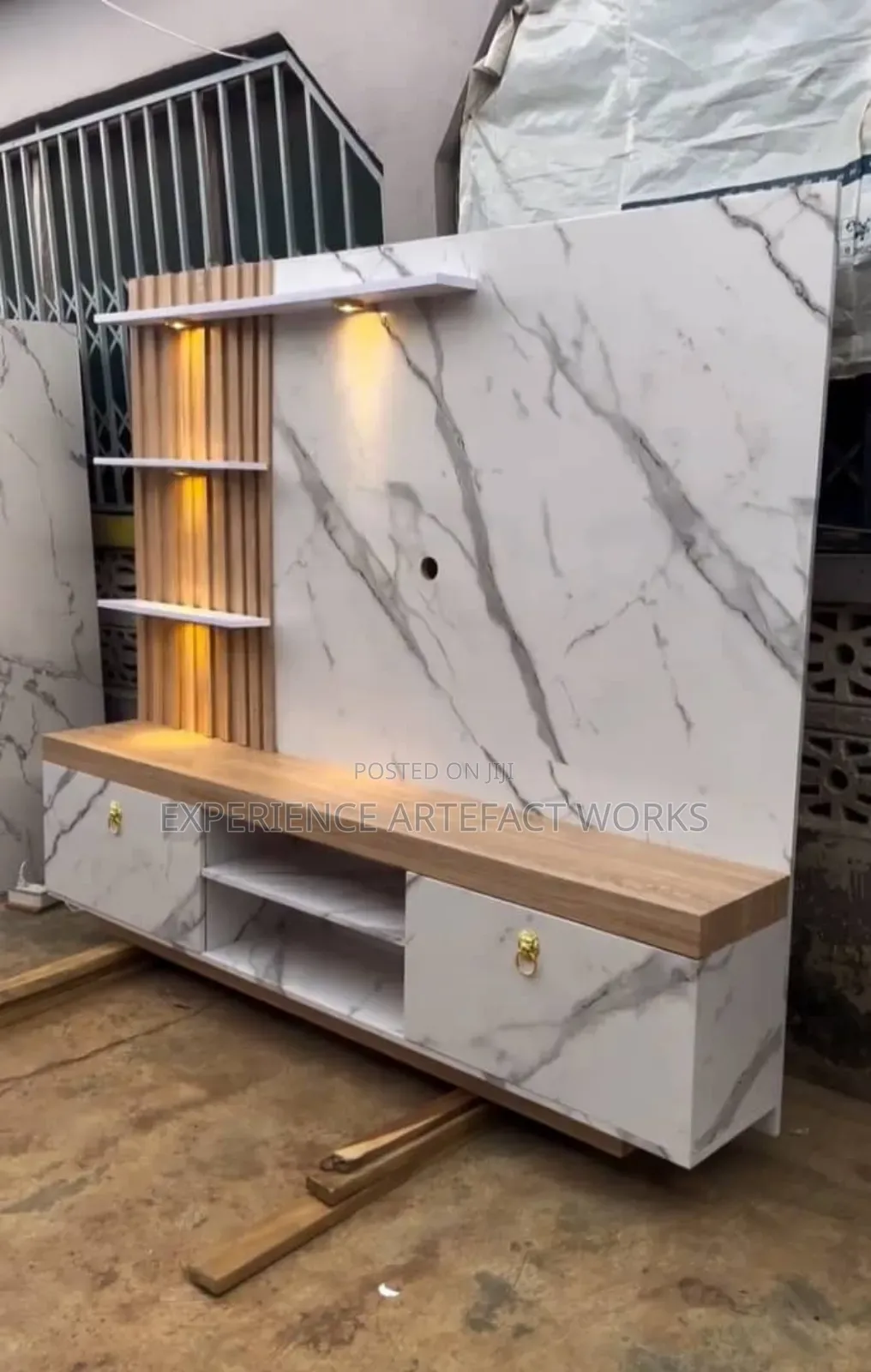 Tv Unit and Shelves