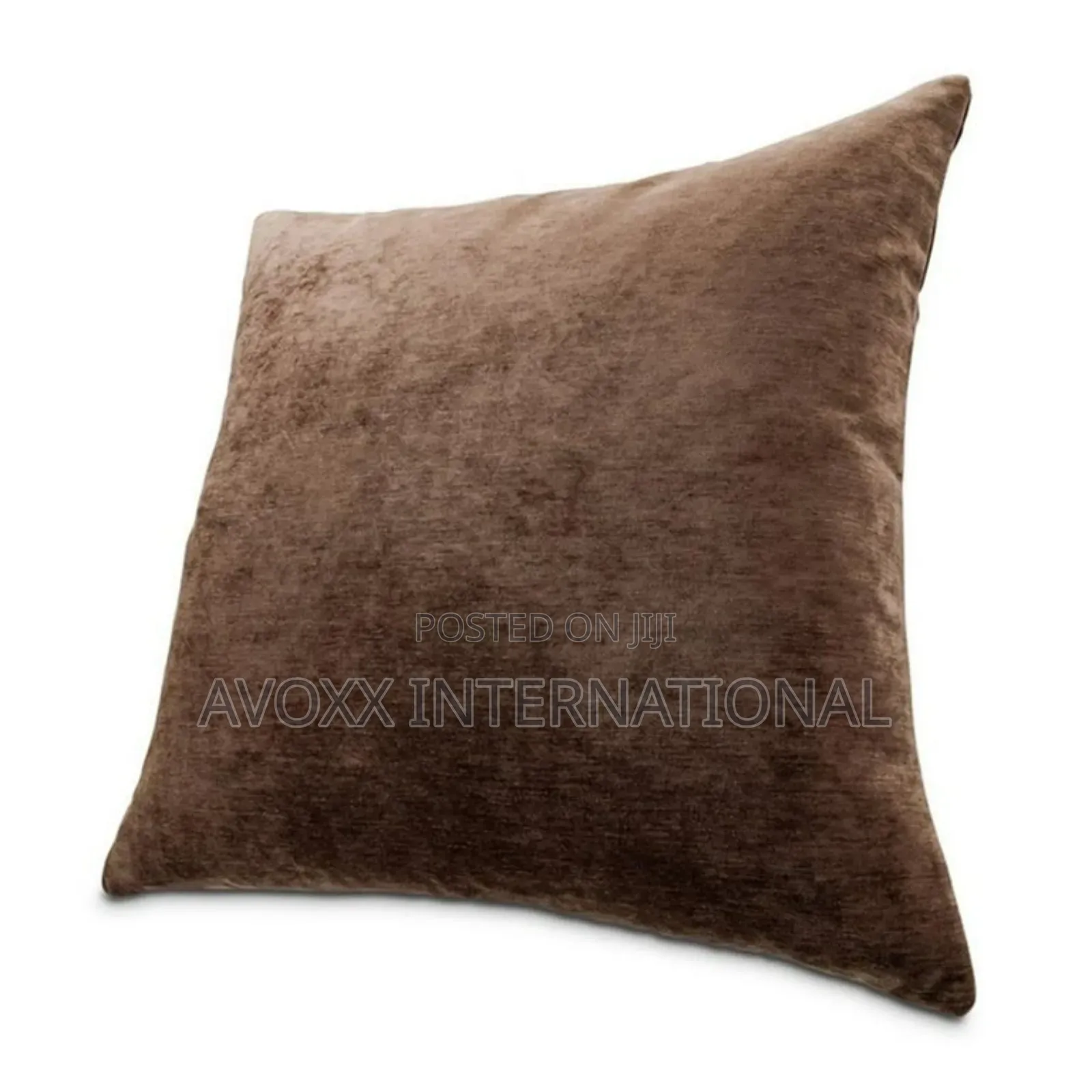 The Smith 20" Square Chenille Pillow Chocolate/ 2 PCS