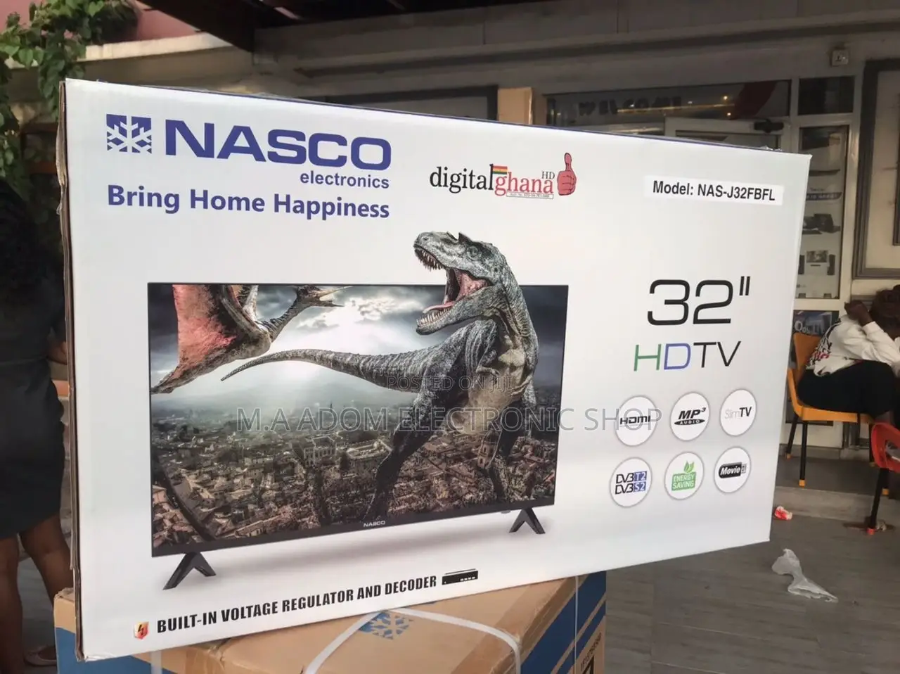 Nasco 32" HD LED TV - Crystal-Clear Entertainment
