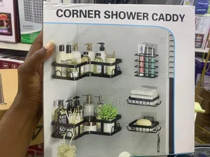 5 Set Non Rust Bathroom/ Kitchen Corner Shelf