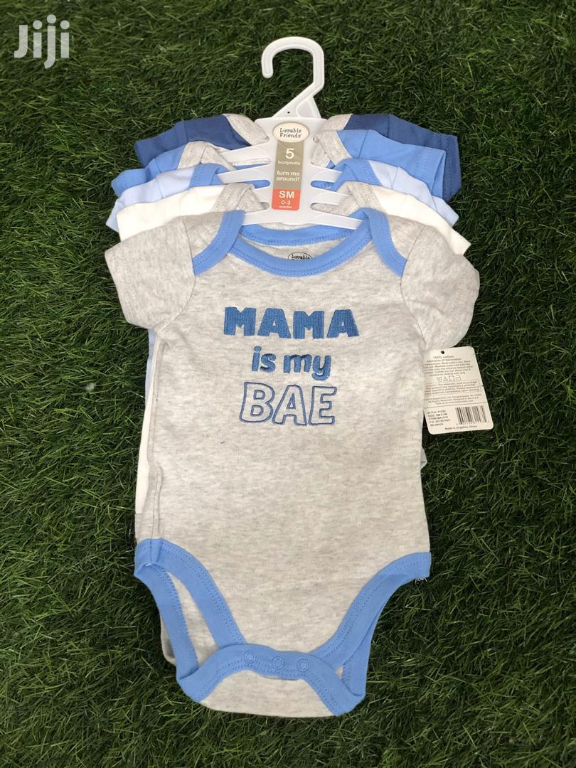 5 Pieces Baby Body Suit.