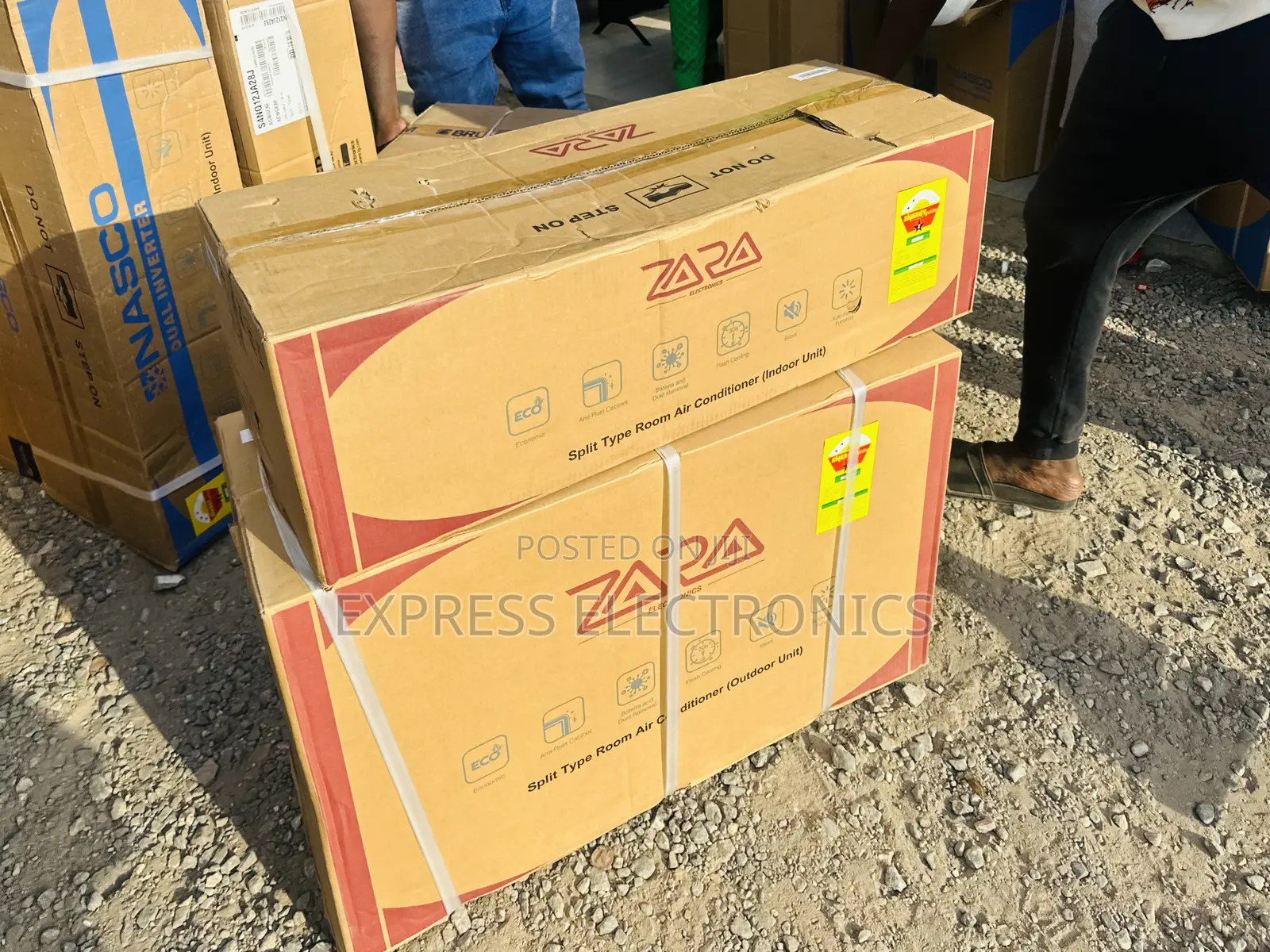 2.5hp Split R410 Gas Zara Air Conditioner Mirror Type