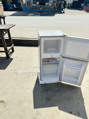 Mini Design Double Door Galaxy Table Top Fridge