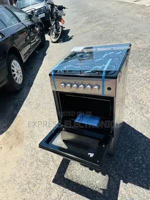 Sleek, Elegant Design Grey Volcano 50/50 4burner Oven