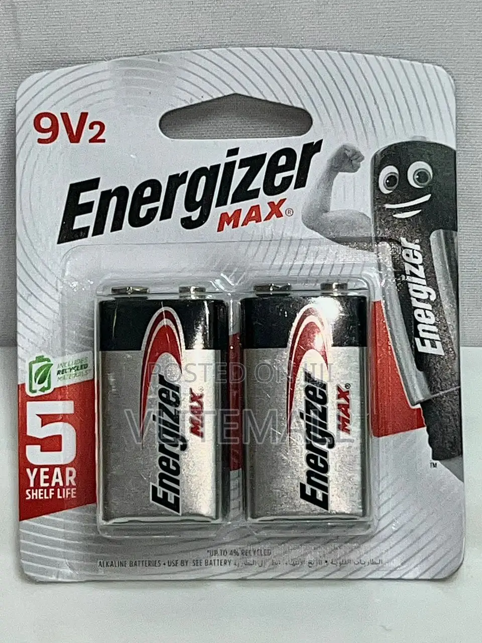 Energizer Max 9v 2pack