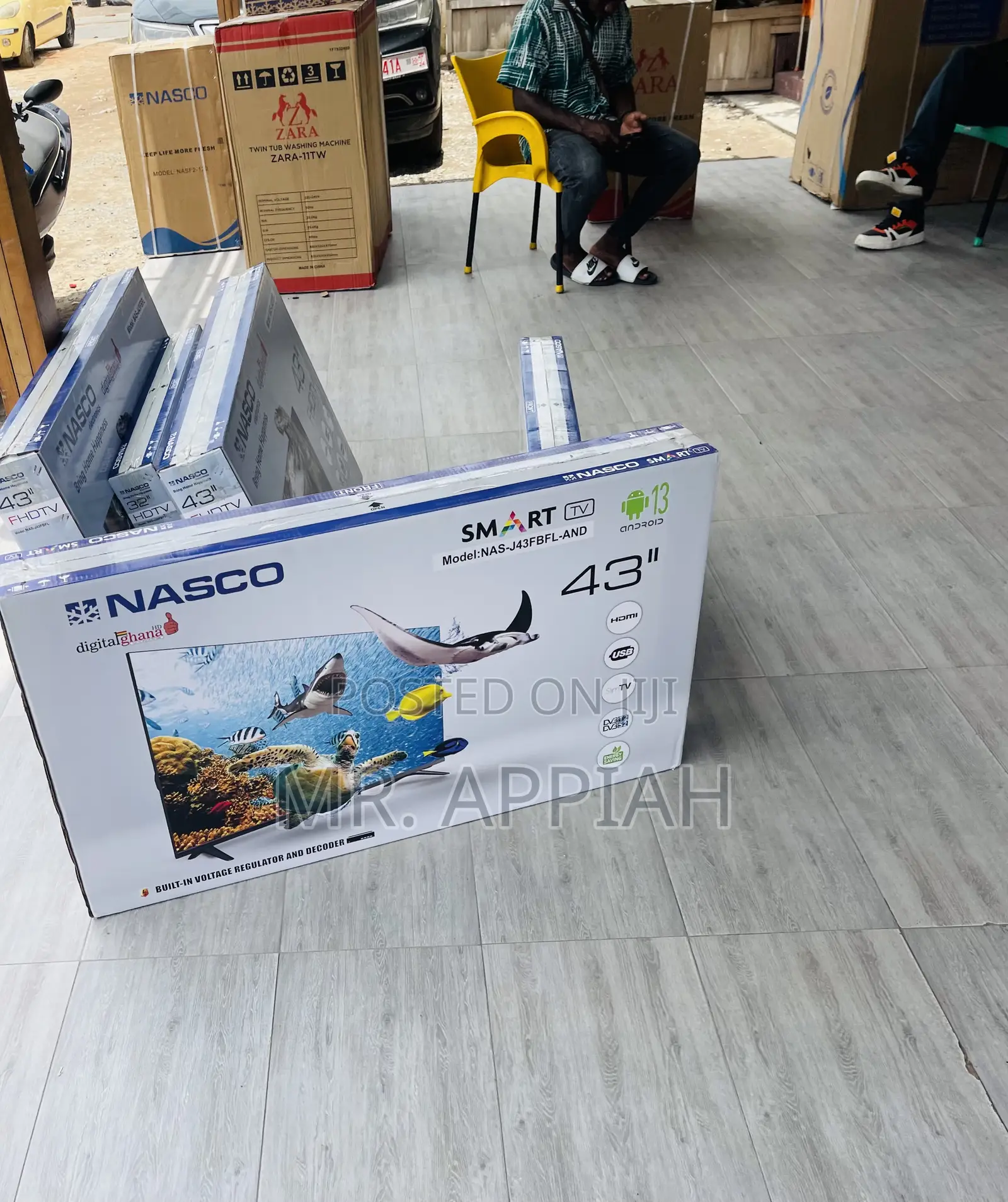 Latest and Affordable Nasco 43” FHD Television.