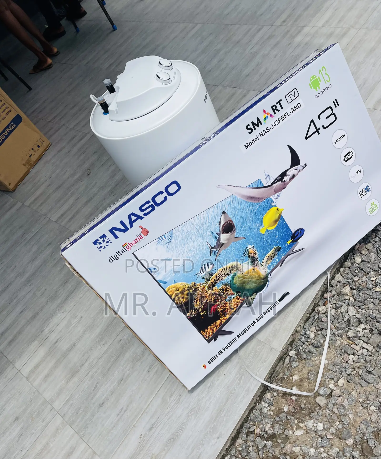 Latest and Affordable Nasco 43” FHD Television.