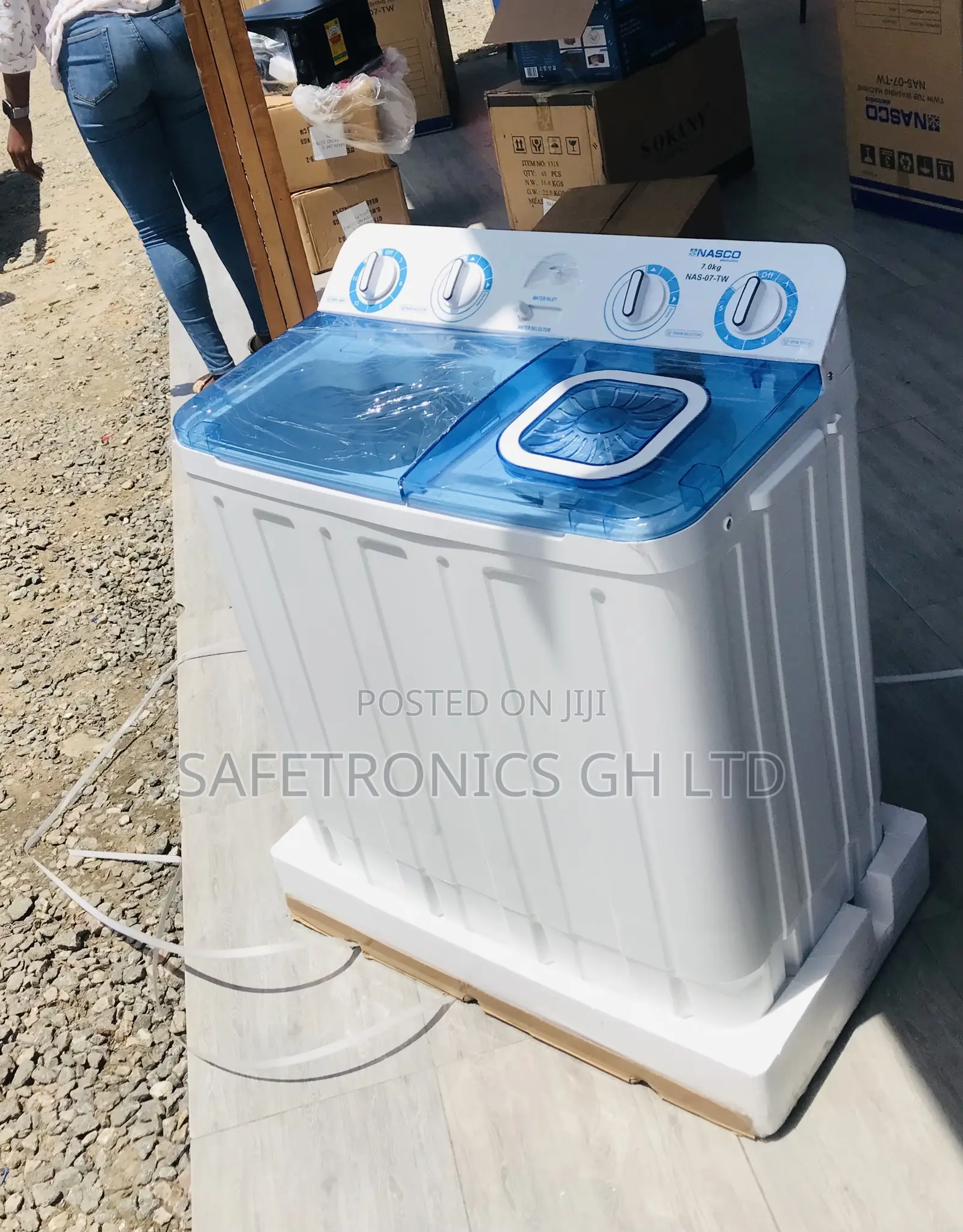 Morden Design << Nas-07-Tw Nasco 7kg Topload Washer