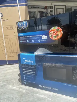 Using Rotary Knob Midea 20L Solo Microwave Oven