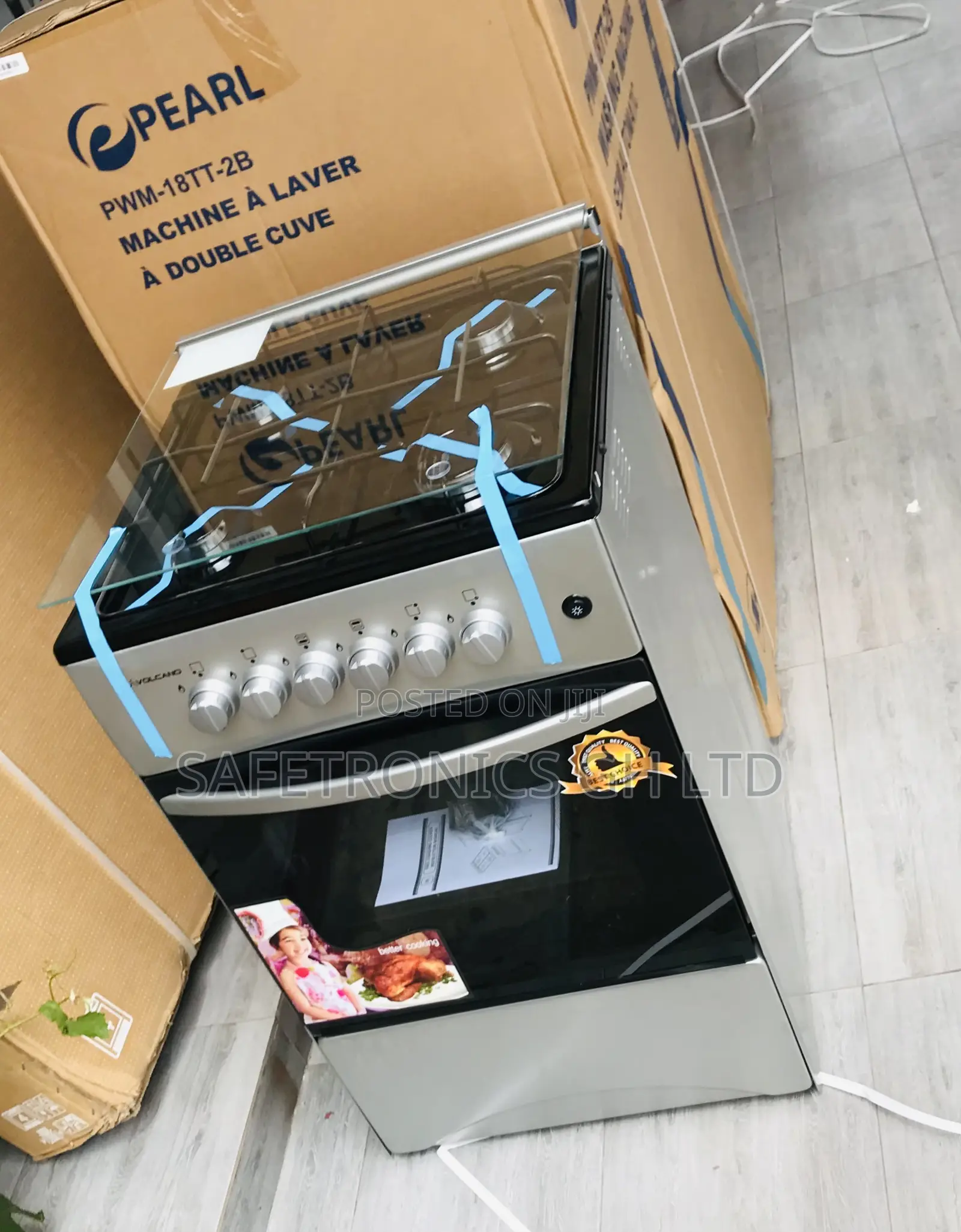 Morden Design 4 Gas Cooker 50/50 Volcano Gray