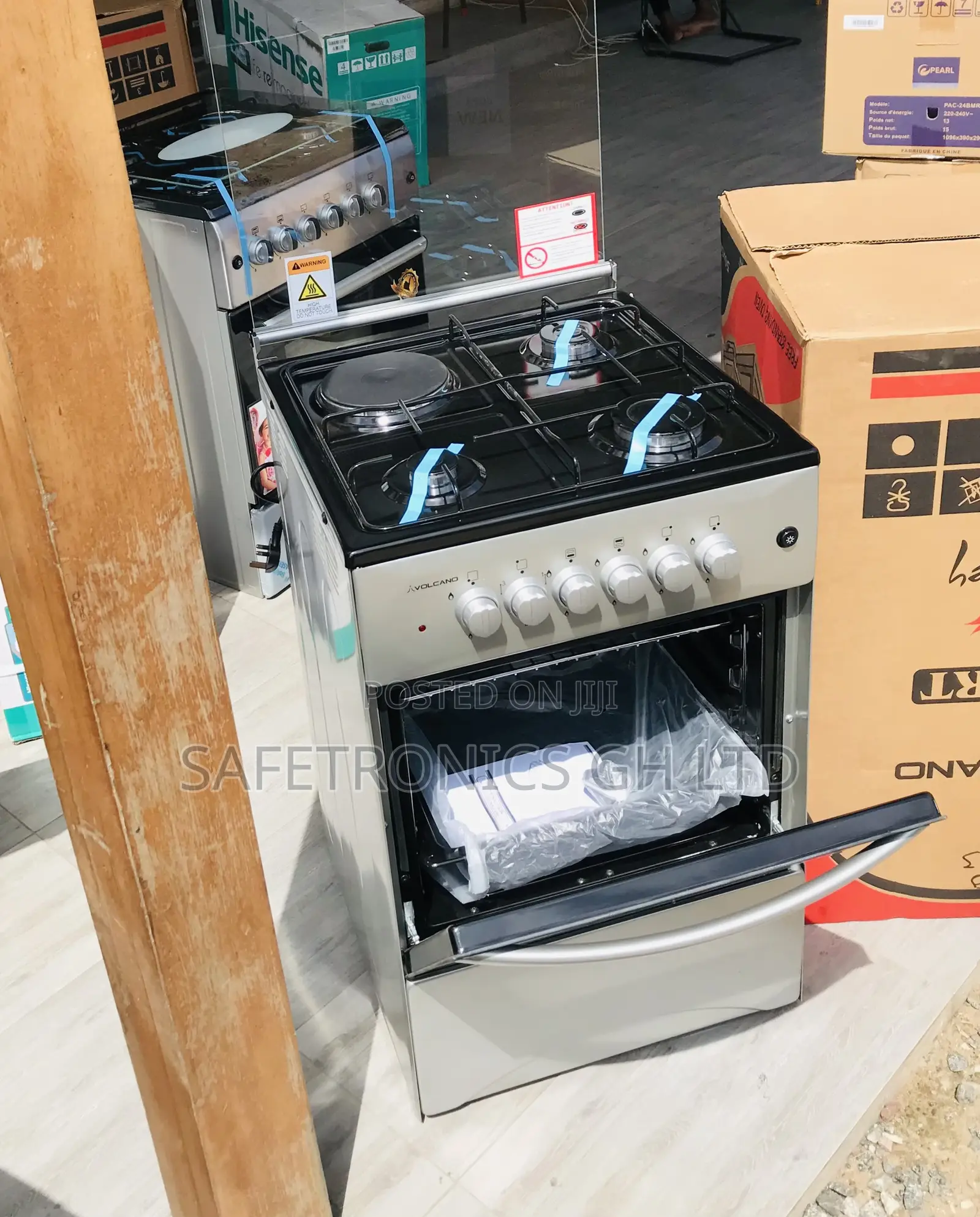 Essential 3 Gas 1 Electric Oven Volcano 50/50