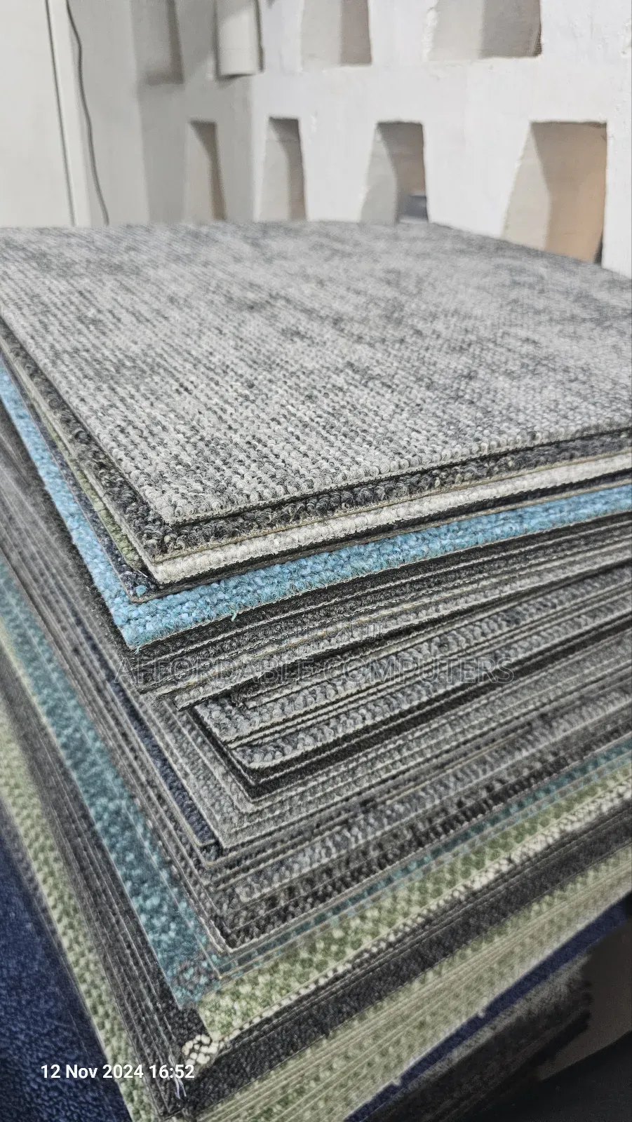 Woolen Carpet Tiles Doormat Beautiful