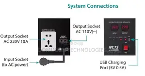 NCTS-Avr1000va Voltage Regulator (Stabilizer) 1000va