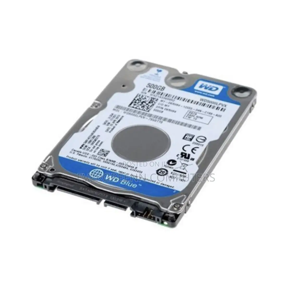 500gb Wd Laptop Hard Drive, for Internal and External Use.