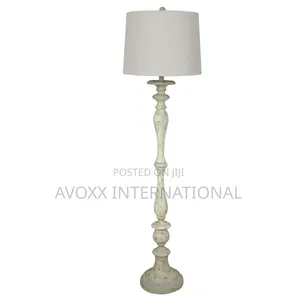 Crestview Collection AVP448GYSNG 60" Floor LAMP White