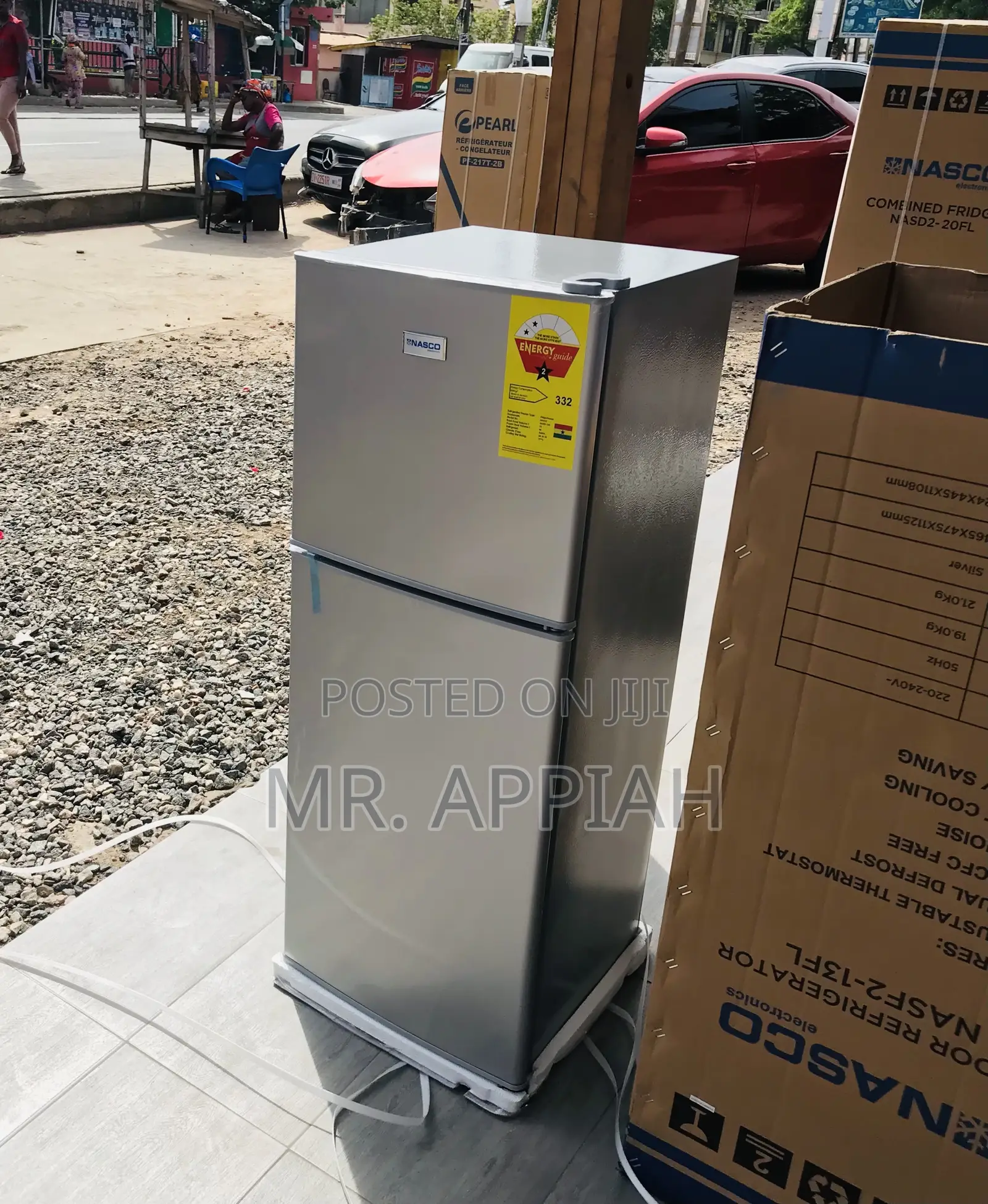 Direct Cooling Nasco 112l Electric Fridge(Nasf2-13fl)Gray.