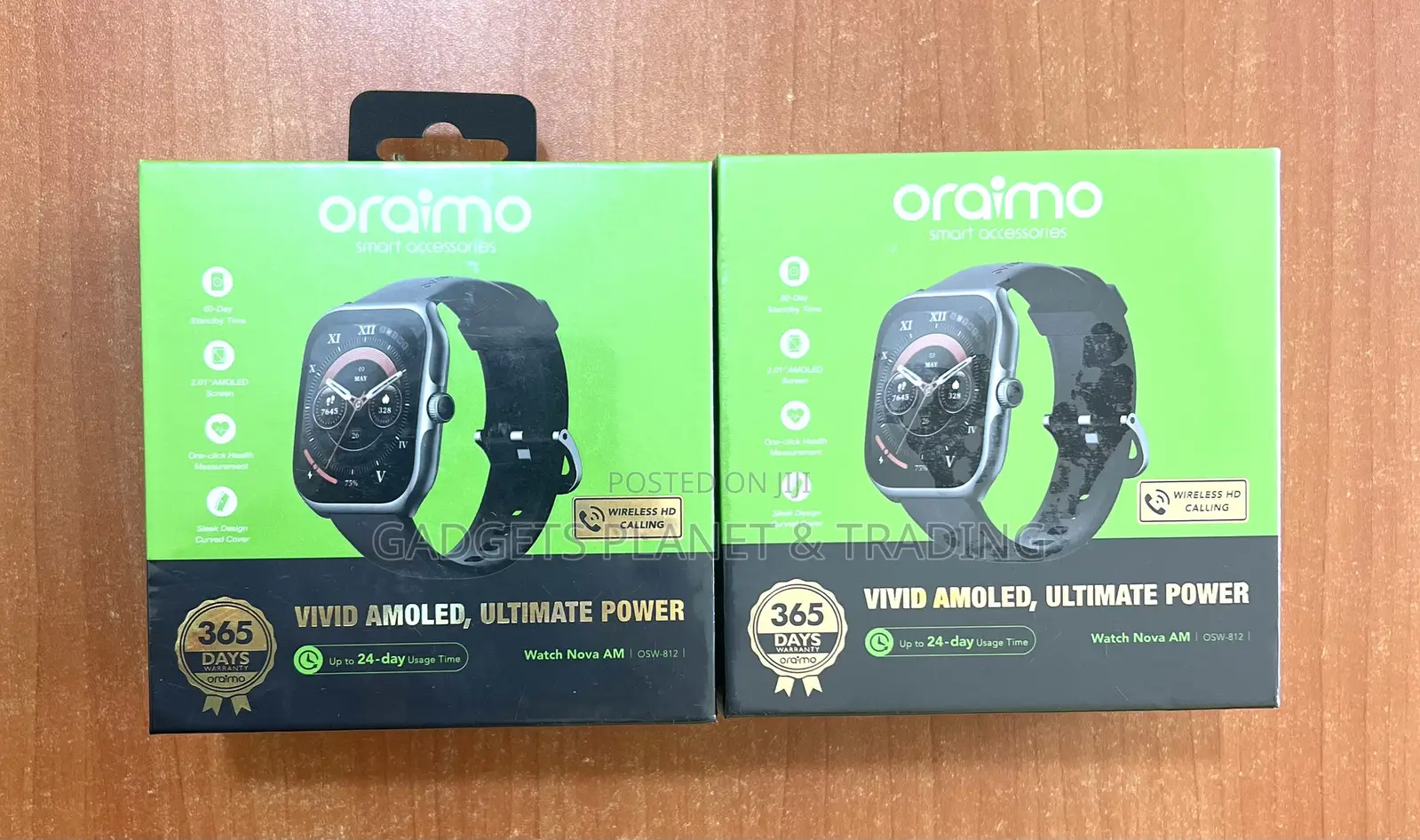 Oraimo Nova Am 2.01" Amoled Screen Smart Watch | Osw-812
