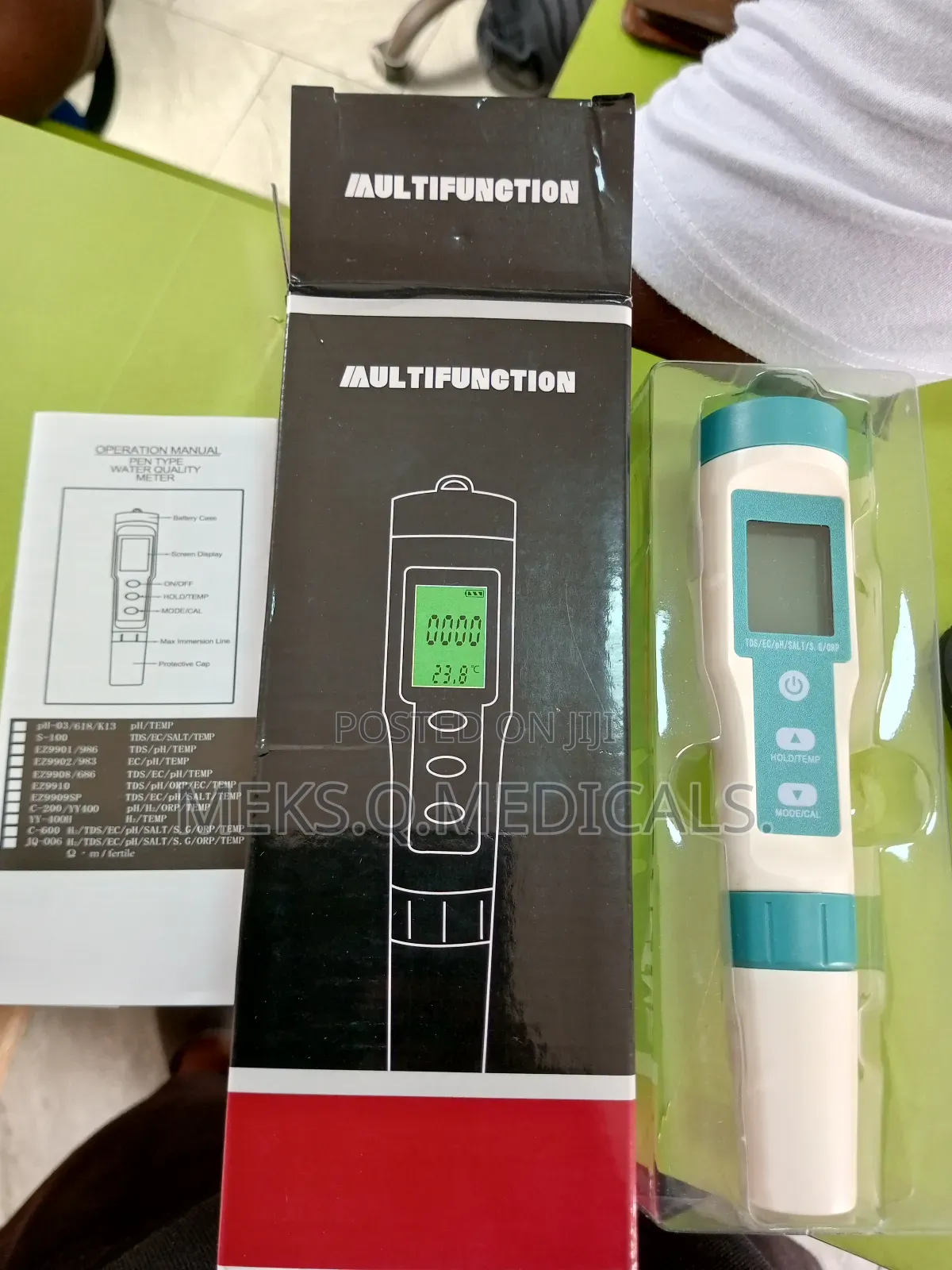 Water Quality Tester 6 in One