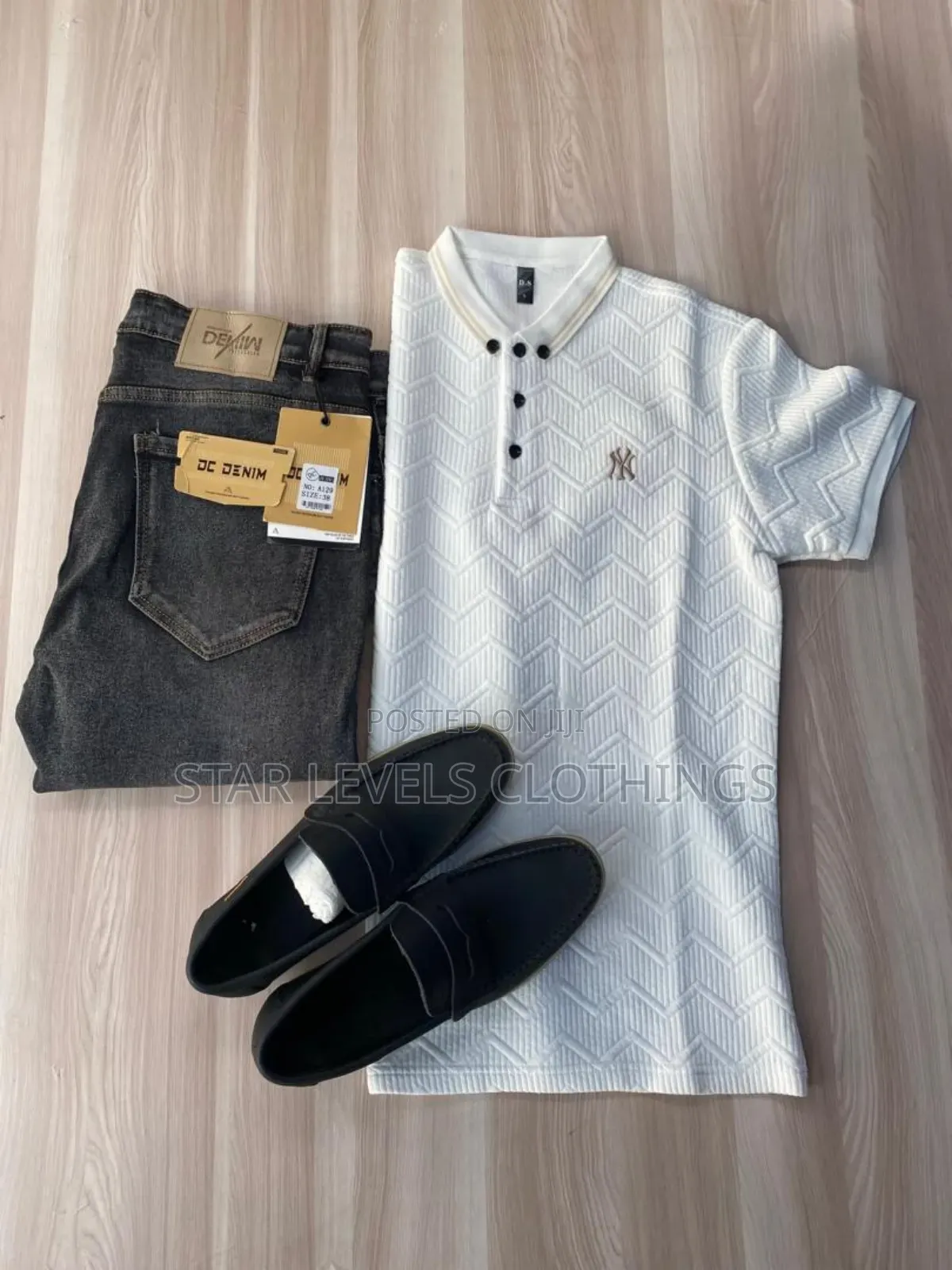 Club T Shirts, Jeans Trousers and Timberland Shoes for Y
