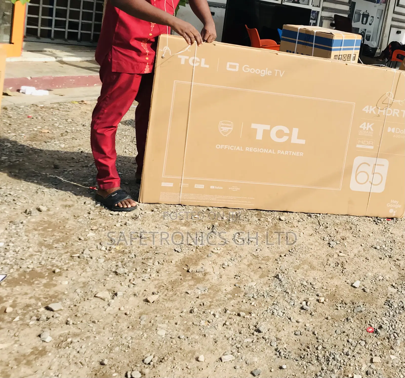 Get Black HDR Google TCL P635 65 Inch Smart Tv