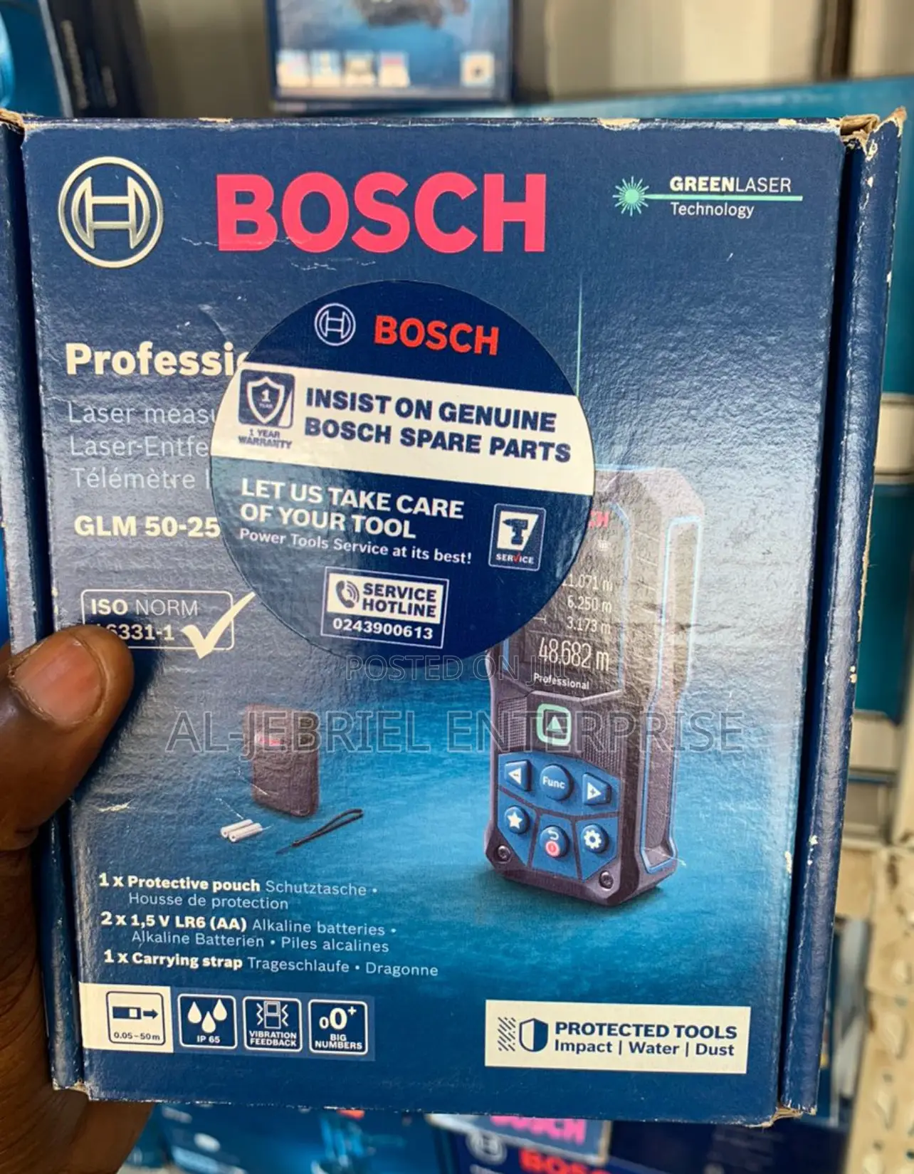 Laser Measure Bosch GLM 50-25 G Professional Detector