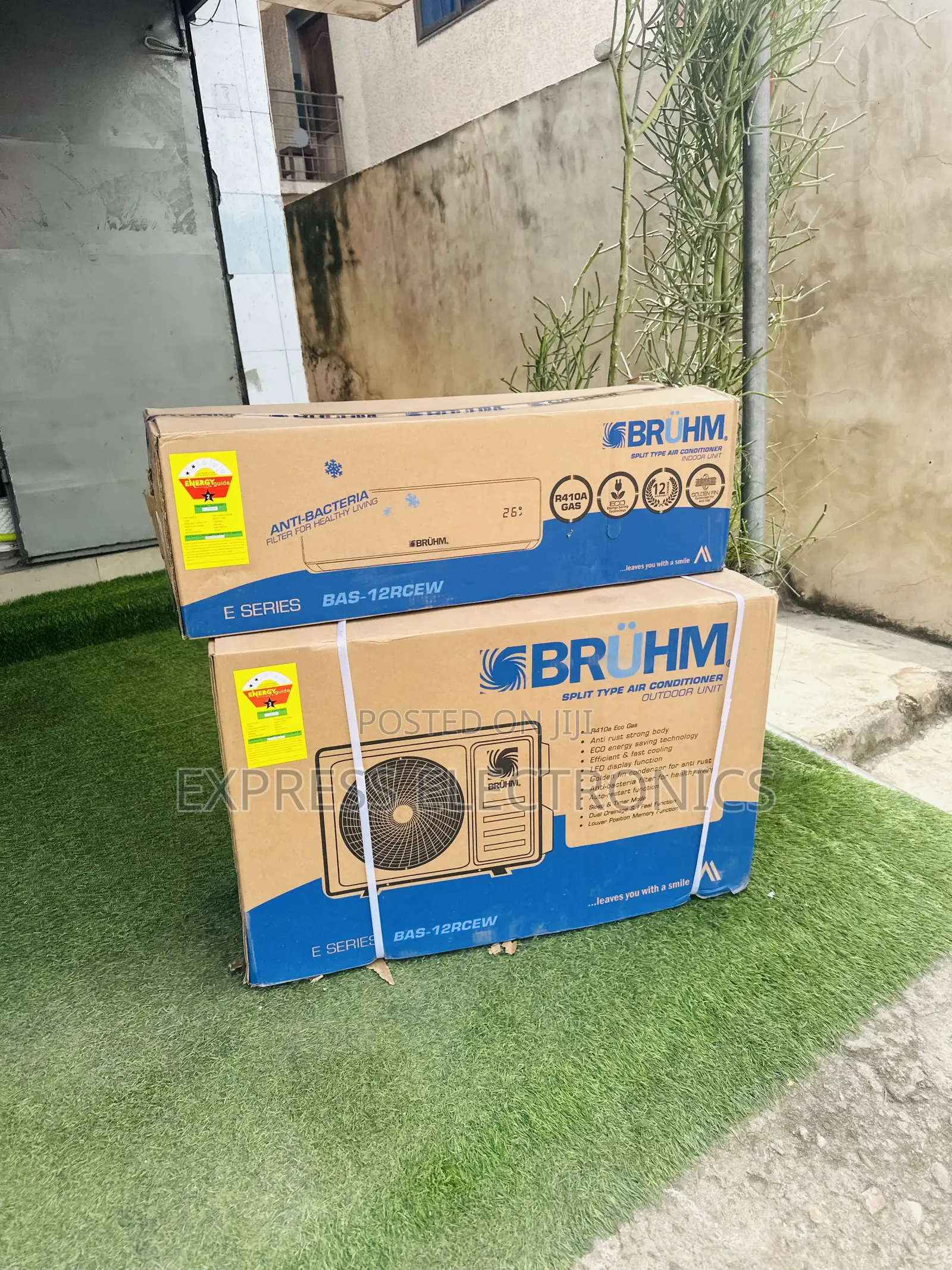 Anti Cold Function Bruhm Split R410 Gas 2.5hp Inverter