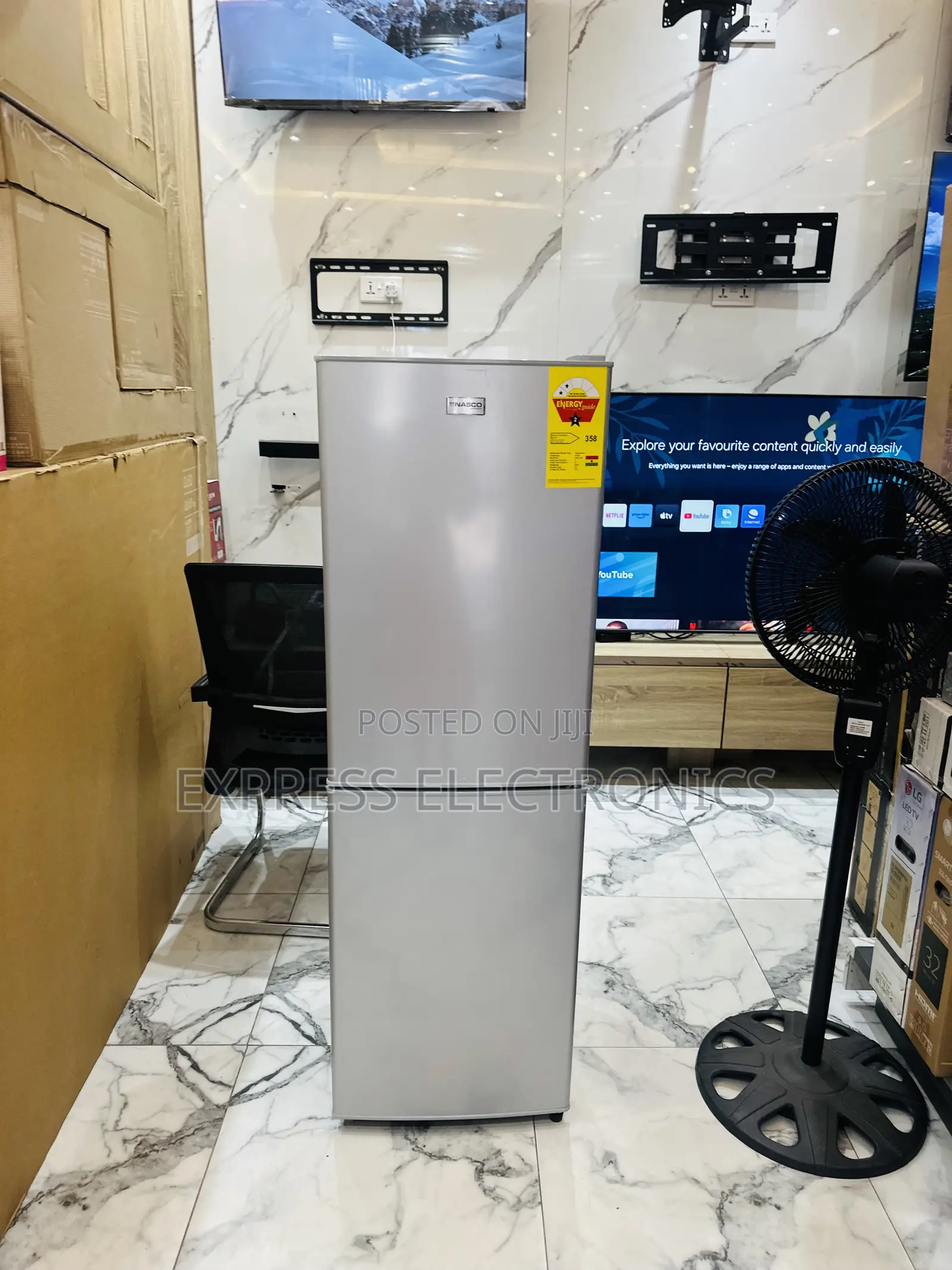 Very Awesome Slim Nasco Fridge Double Door Nas-20fl.