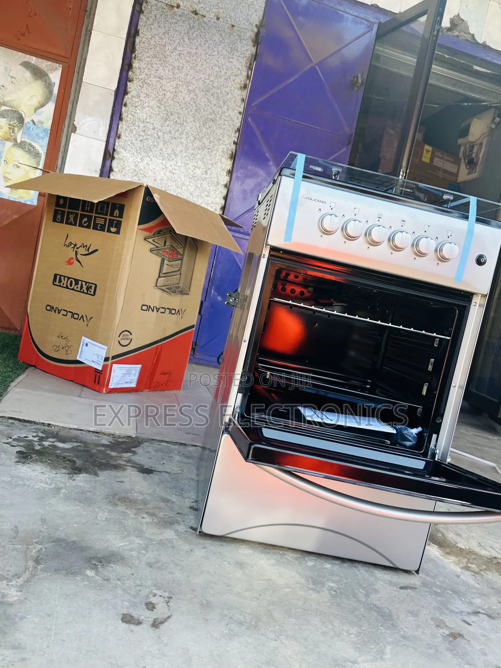 Freestanding Stove 2+2 Gas Electric Cooker Oven