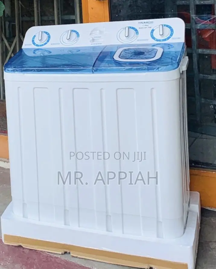 Nasco 7kg Top Load Washing Machine With Transparent Lid.