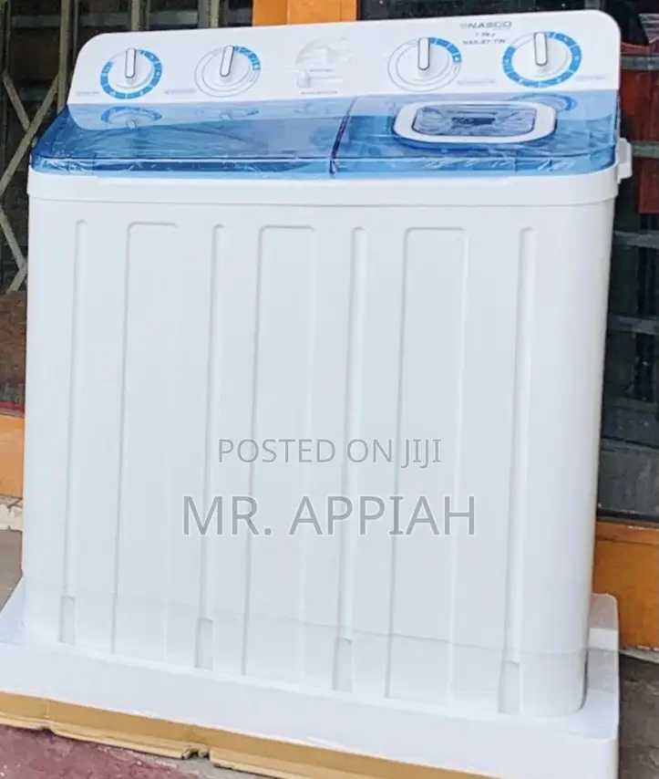 Original Nasco 7kg Washing Machine With Transparent Lid.