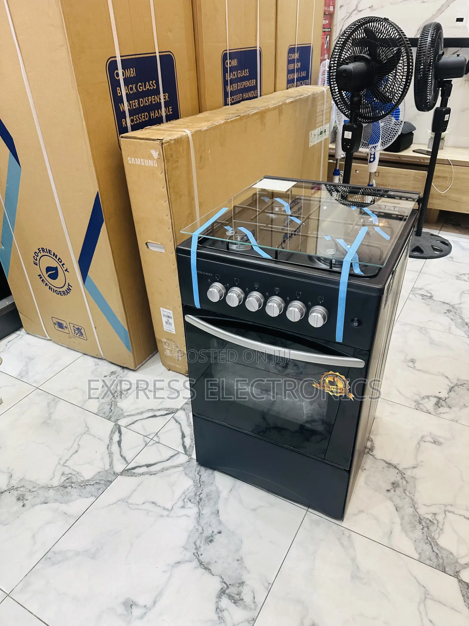 Stove Volcano 4burner Gas Cooker 50/50