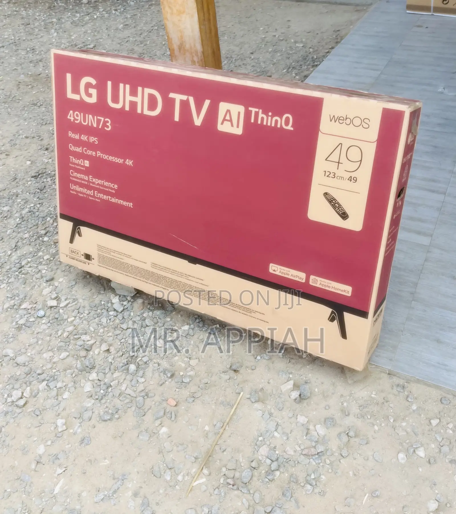 Buy Unique LG 49UN7340 49” Active HDR Webos Smart Tv,Black