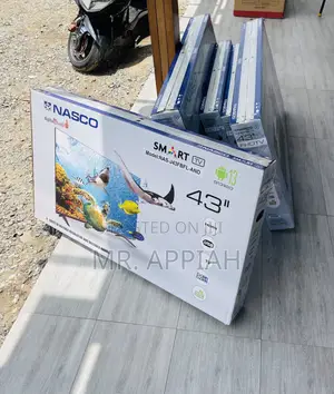 Unique Nasco 43 Inch FHD Satellite Electric Tv(Black).
