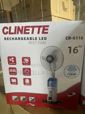 16 Inches Rechargeable Solar Mist Fan