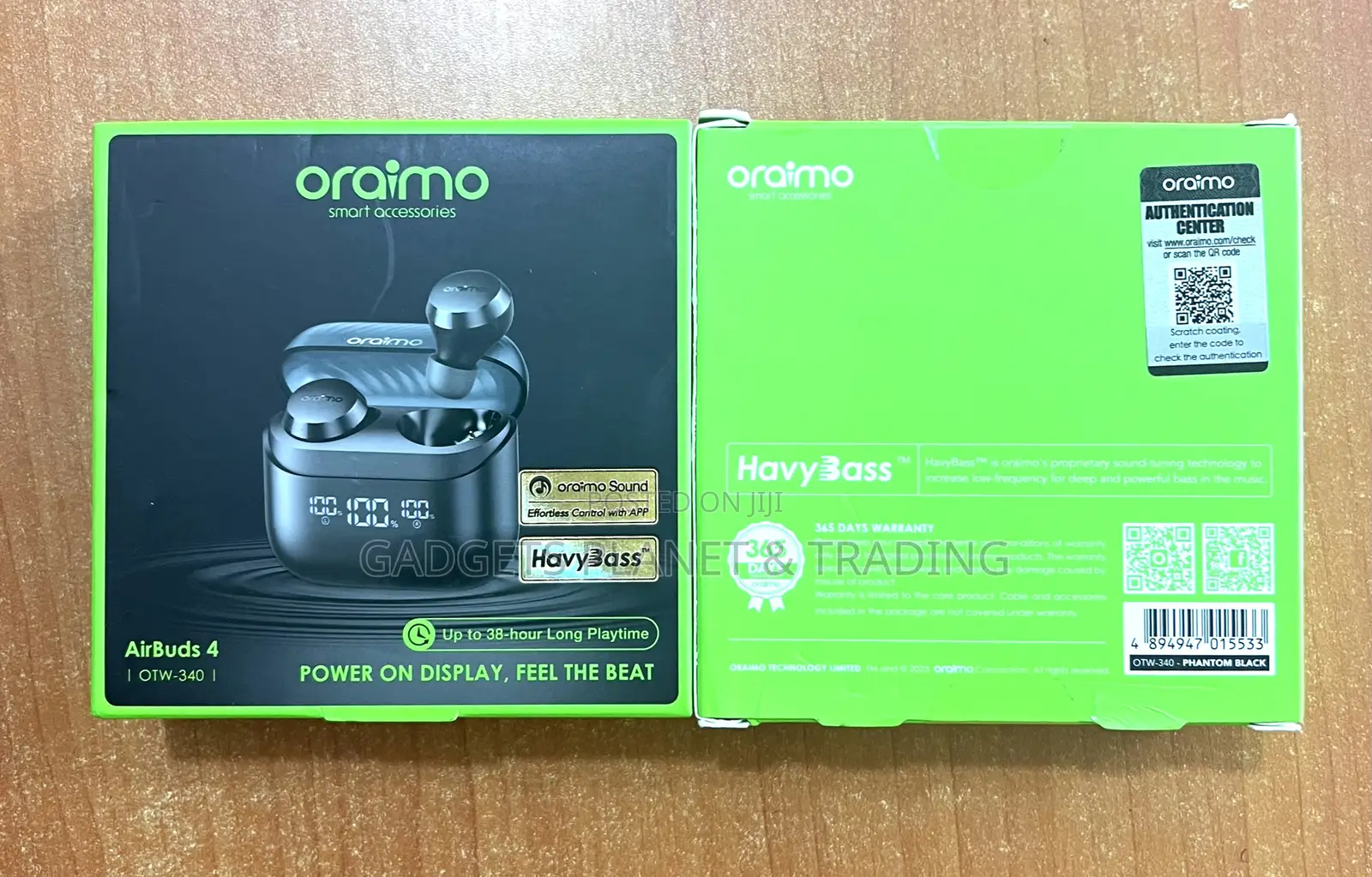 Oraimo Airbuds 4 Enc True Wireless Earbuds With Heavy Bass