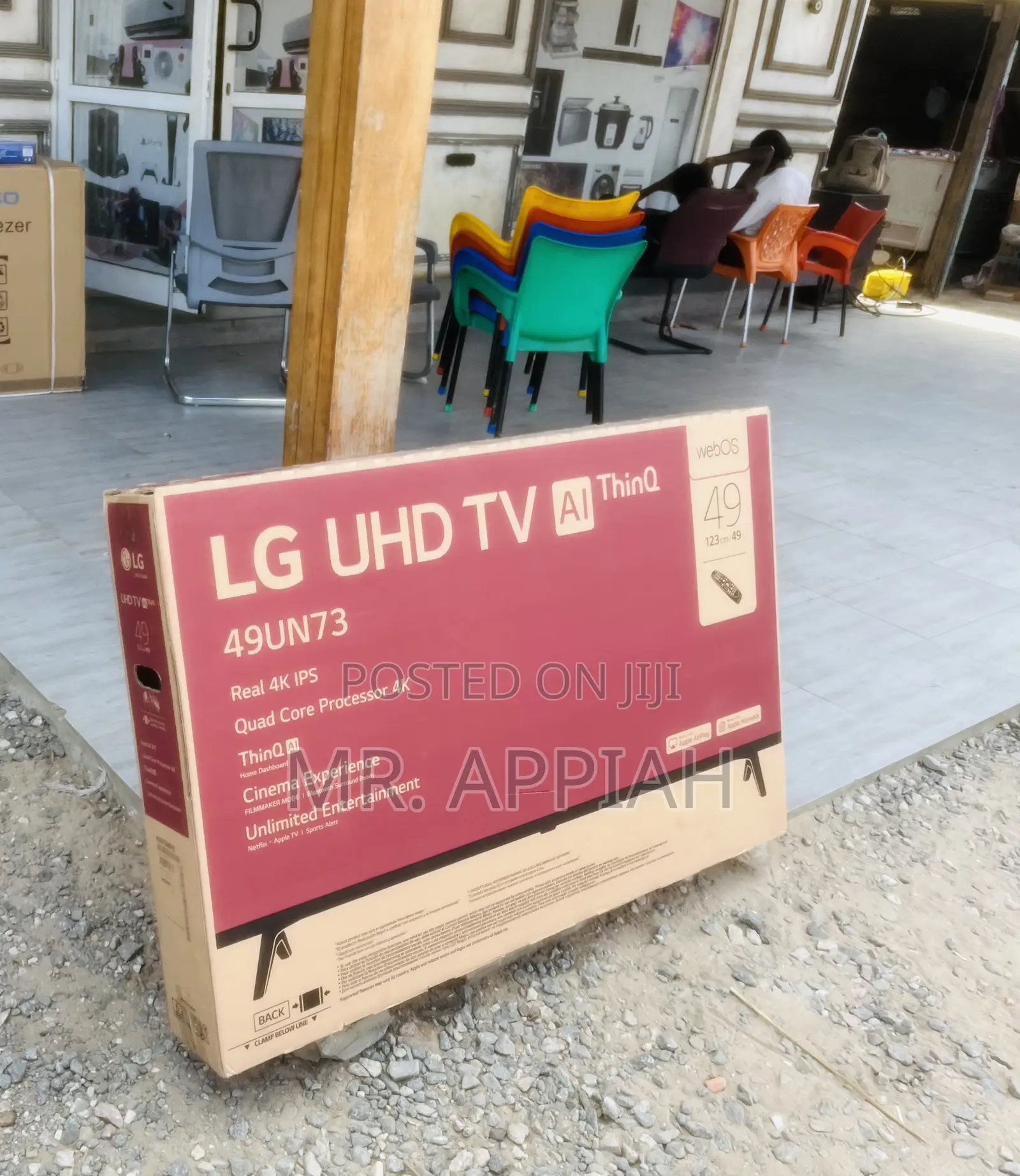 Classic LG 49UN7340 49 Inch Active HDR Smart Television.