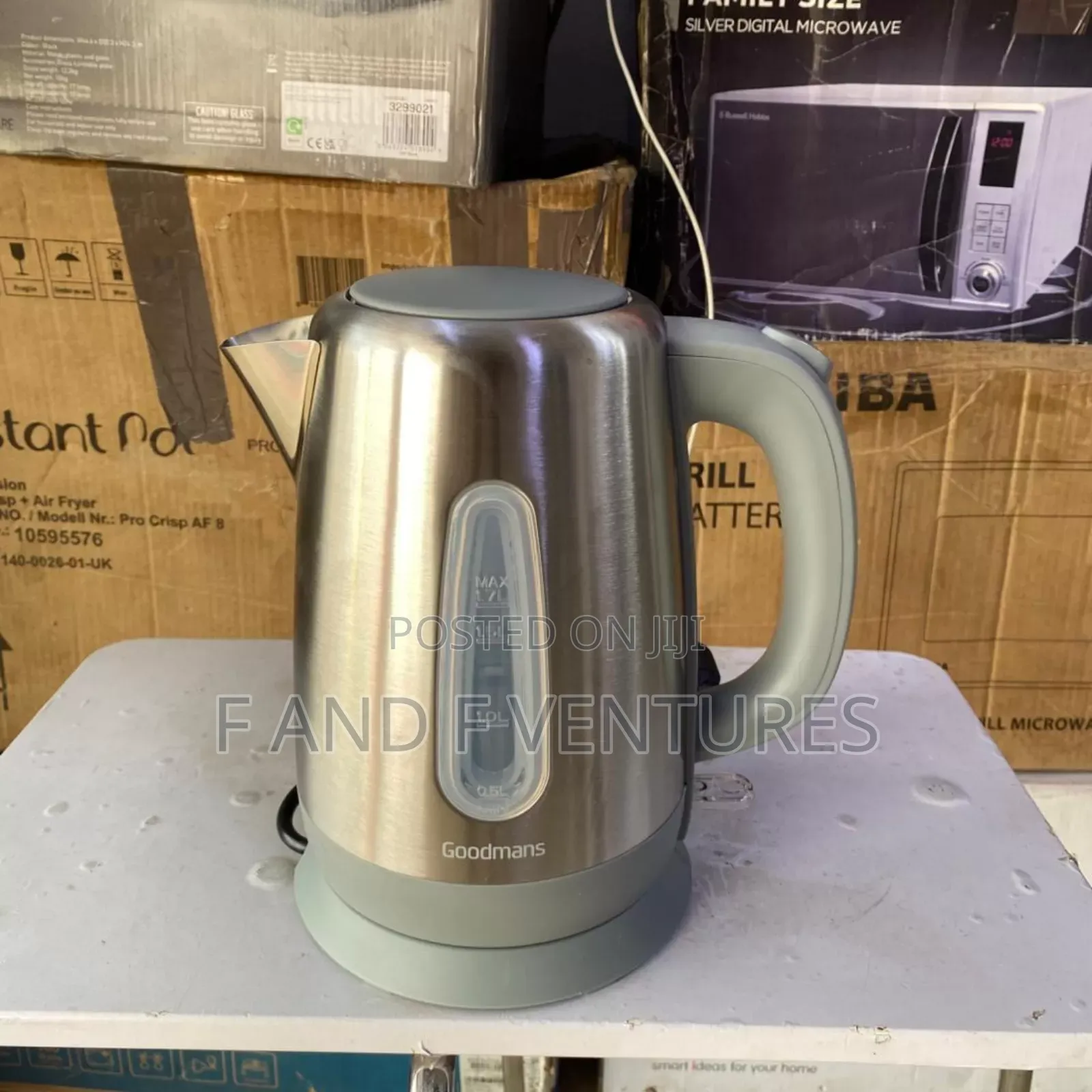 Goodman's Stainless Steel Kettle- UK