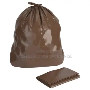 120 Liters Dustbin Liner-Brown ( Large), 180 PCS/ Pack