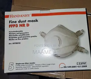 60 White Disposable Dust Mask. Ffp3 N R D