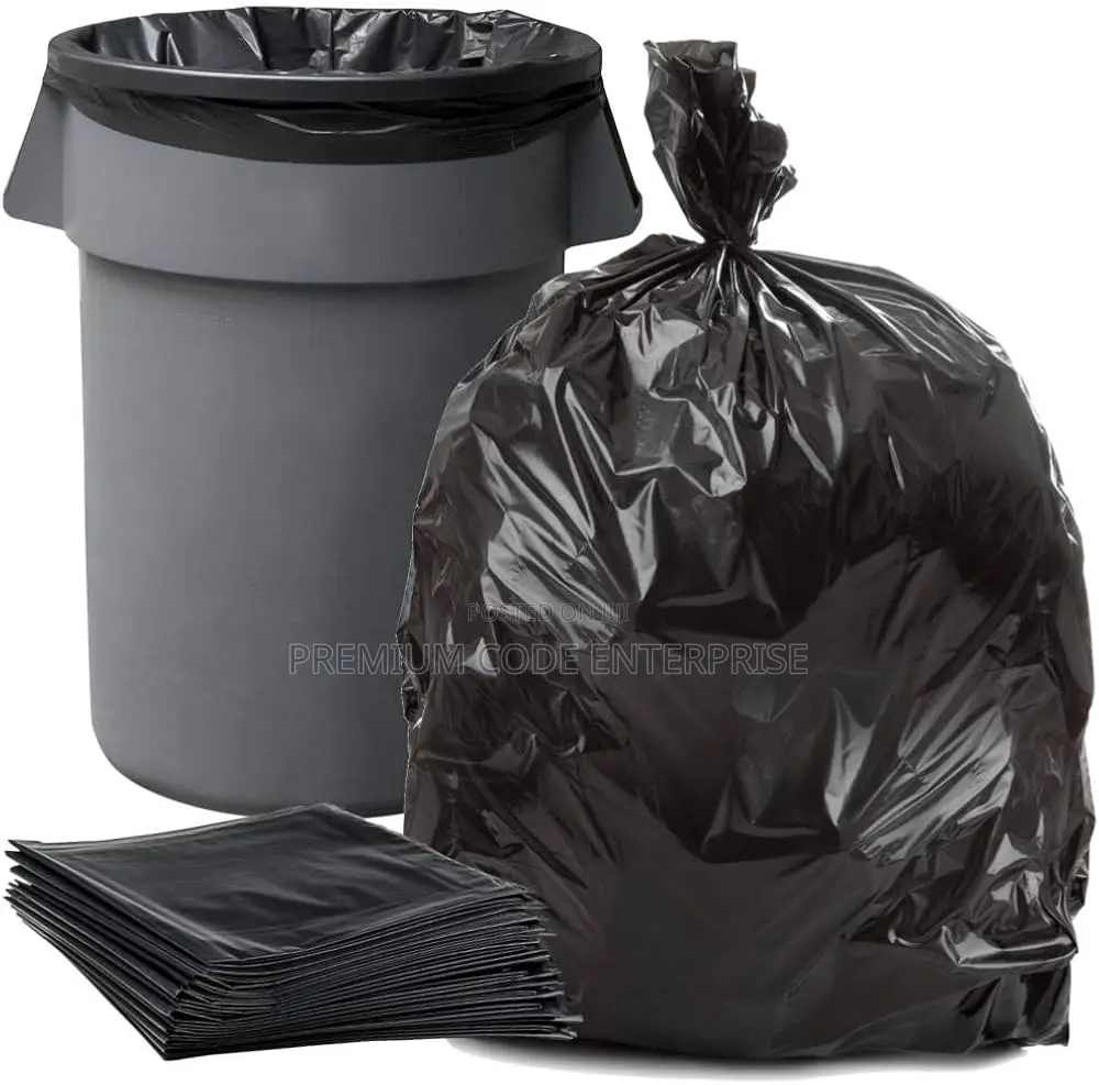 40 Liters Dustbin Liner-Black ( Small), 180 PCS/ Pack