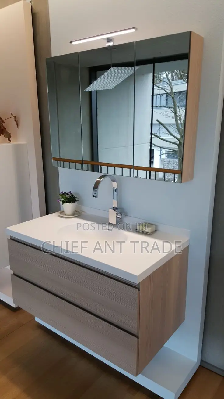 Basin With Cabinet Mirror. 821-80