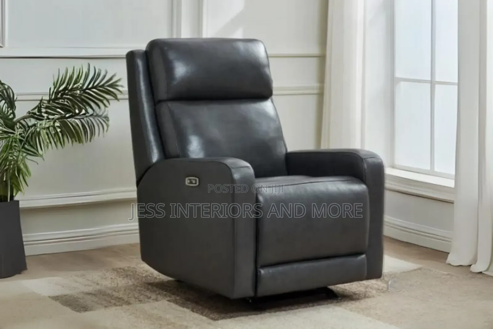 Leather Power Recliner