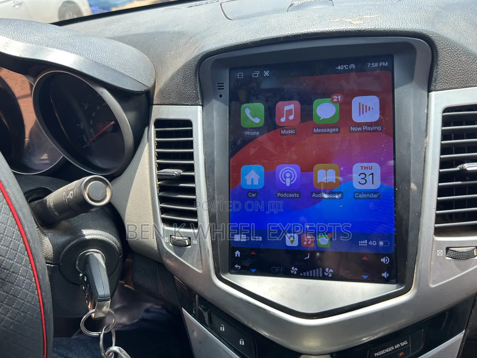 Chevrolet Cruze Tesla Stereo Carplay