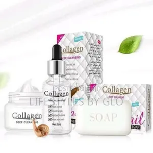Photo - Snail Collagen Face Cream, Serum Soap Anti-Aging Anti-Acne
