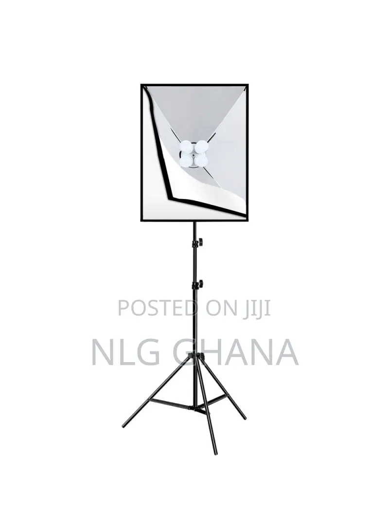 Soft Box Diffuser E27 LED Light Bulb Light Stand Tripod Pu50
