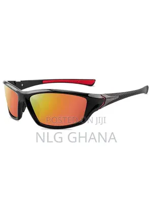 Polarized Anti-Uv Sunglasses P21 - Black / Red